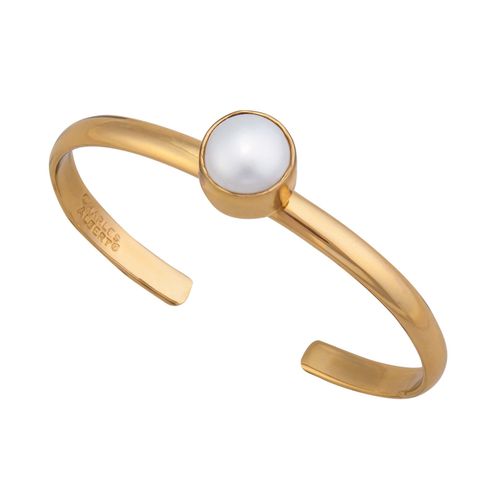 Alchemia Pearl Mini Cuff | Charles Albert Jewelry