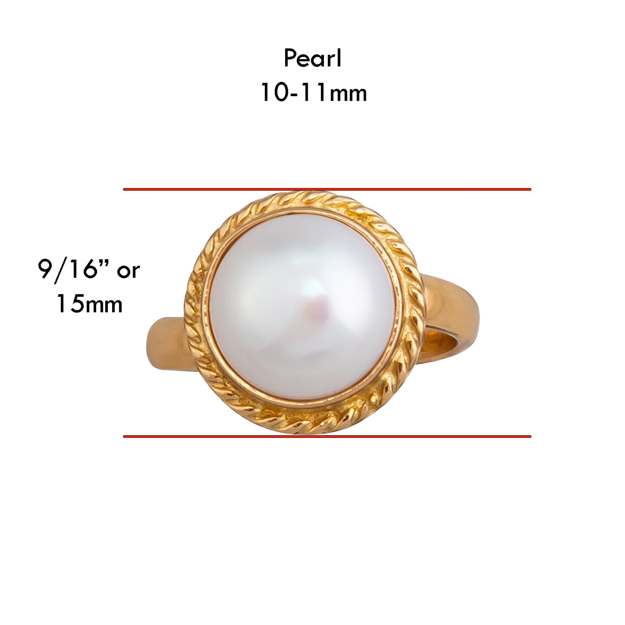 Alchemia Pearl Rope Adjustable Ring | Charles Albert Jewelry