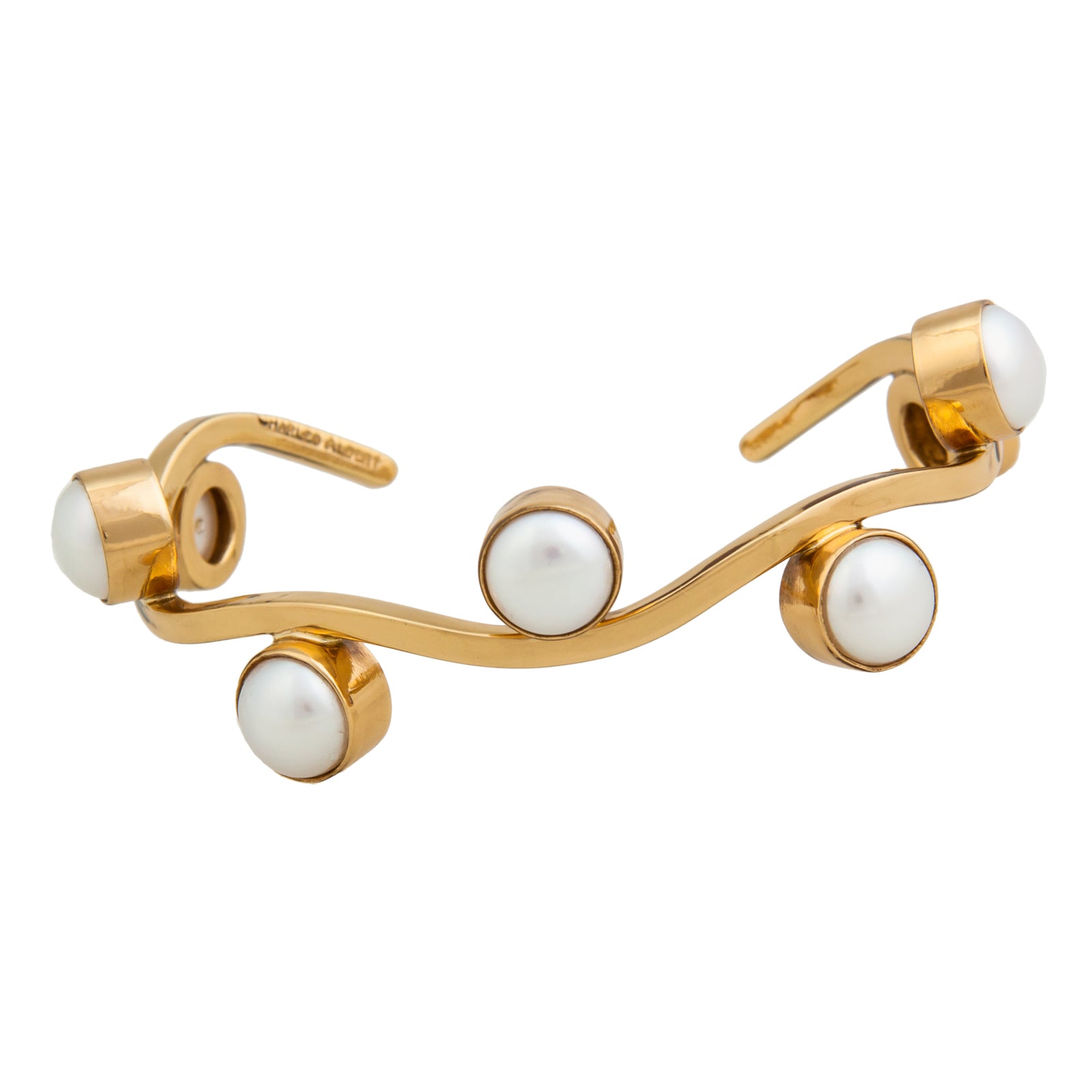 Alchemia Pearl Wave Cuff | Charles Albert Jewelry