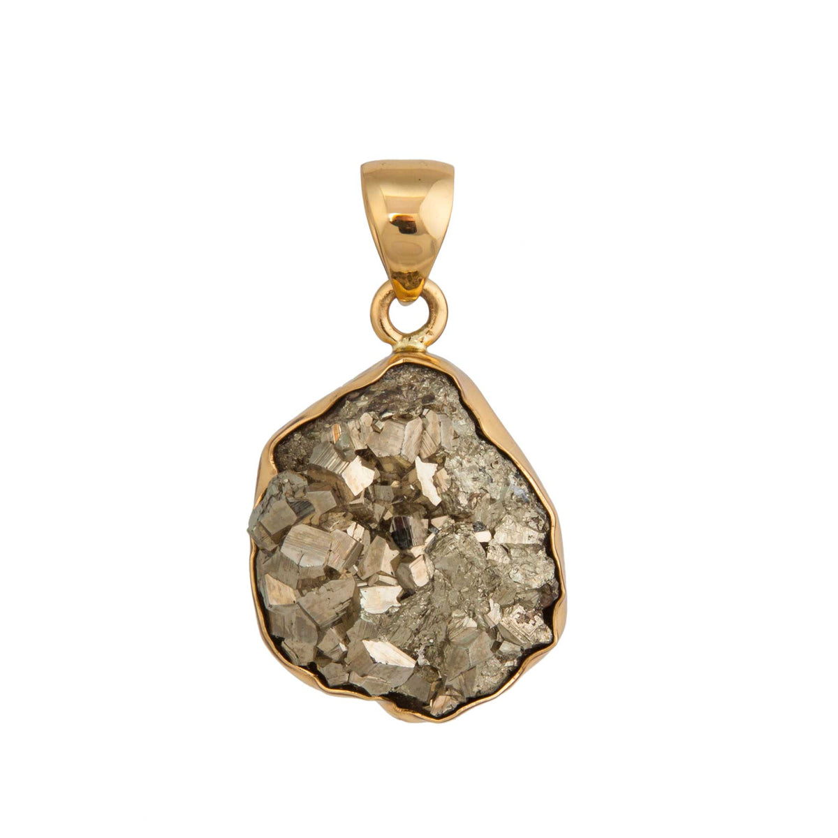 Alchemia Pyrite Pendant | Charles Albert Jewelry