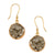 Alchemia Pyrite Round Drop Earrings | Charles Albert Jewelry