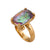 Alchemia Rainbow Mystic Quartz Prong Set Adjustable Ring | Charles Albert Jewelry