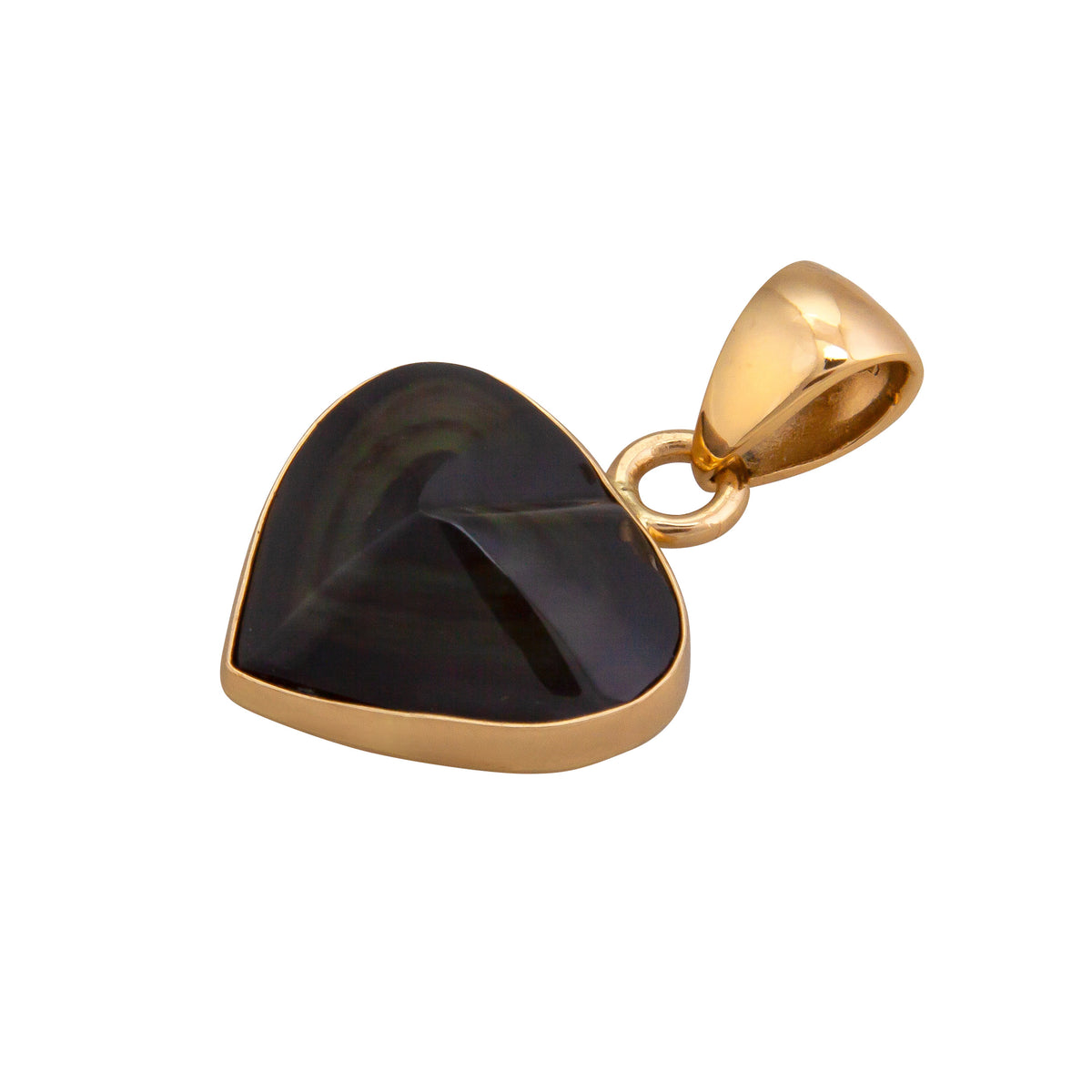 Alchemia Rainbow Obsidian Heart Pendant | Charles Albert Jewelry