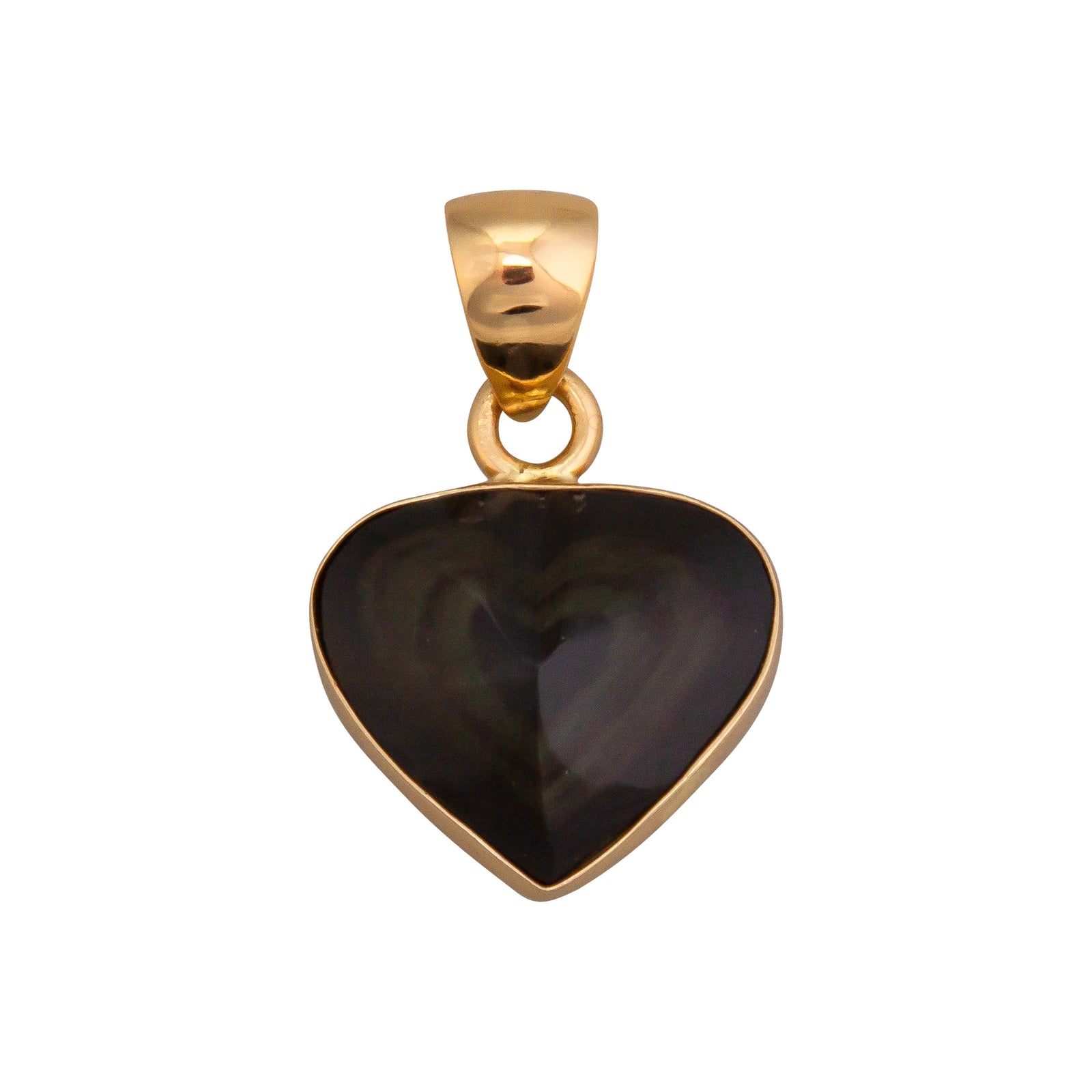 Alchemia Rainbow Obsidian Heart Pendant | Charles Albert Jewelry