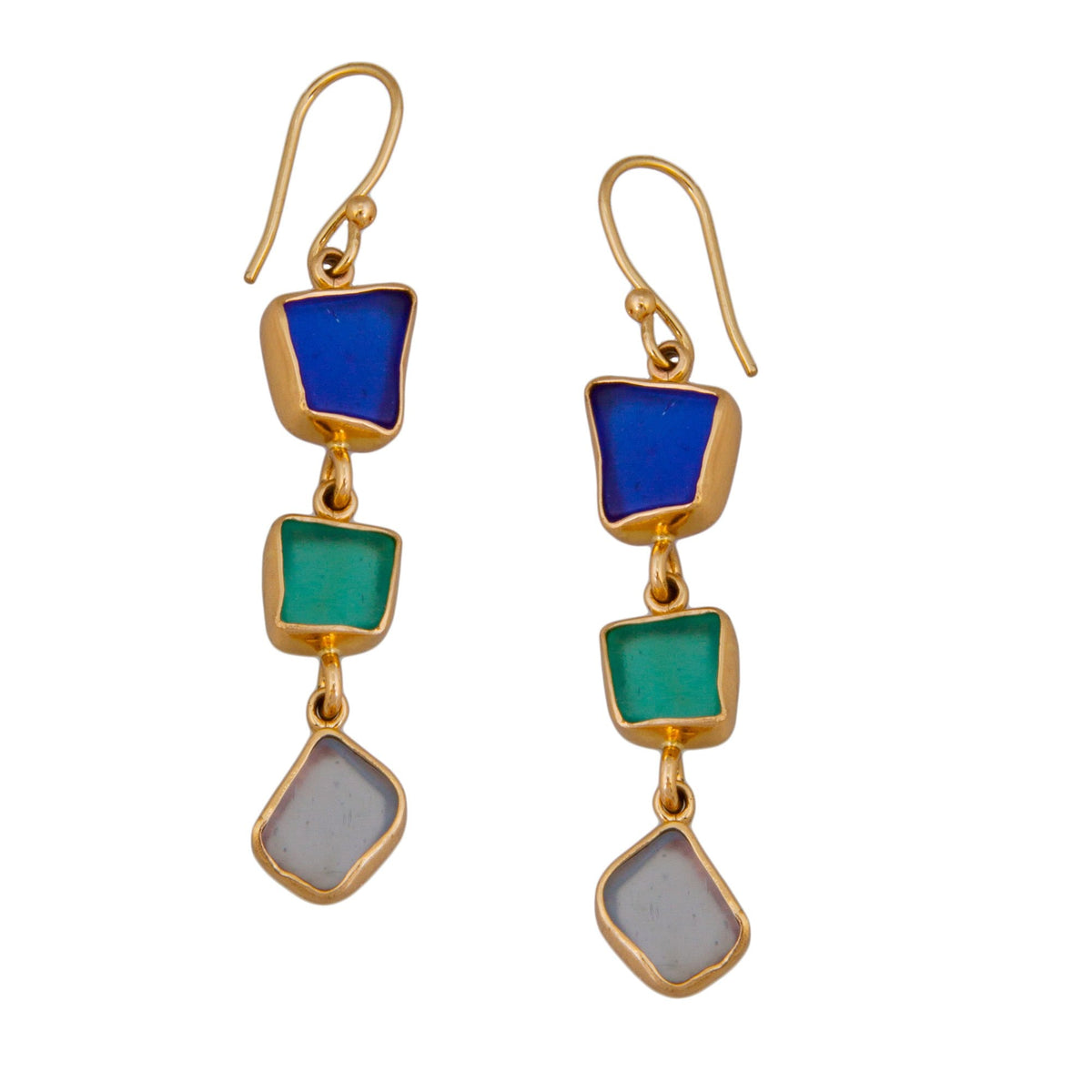 Alchemia Recycled Multi-Color Glass Earrings | Charles Albert Jewelry