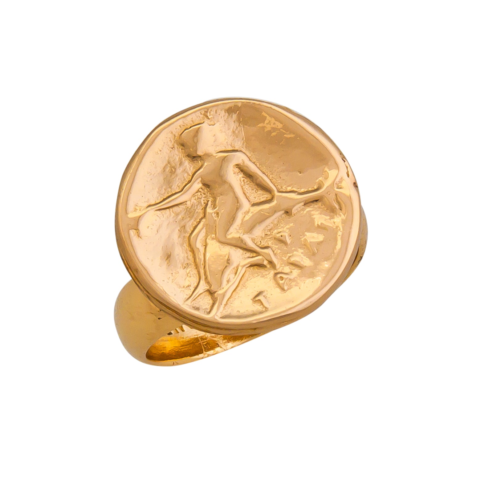 Alchemia Replica Boy on Dolphin Adjustable Ring | Charles Albert Jewelry