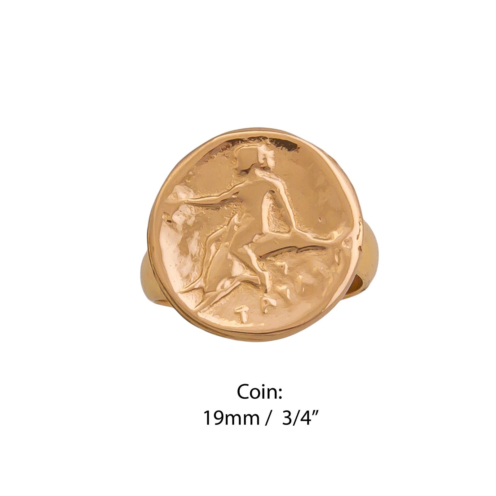 Alchemia Replica Boy on Dolphin Adjustable Ring | Charles Albert Jewelry