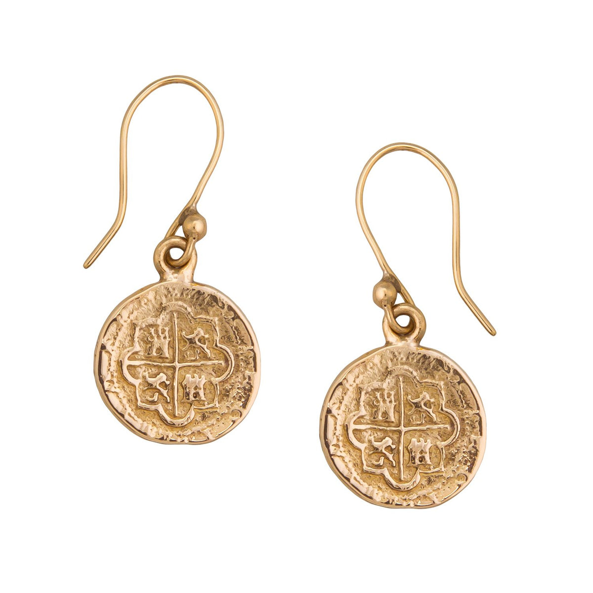 Alchemia Replica Spanish Coin Drop Earrings | Charles Albert Jewelry