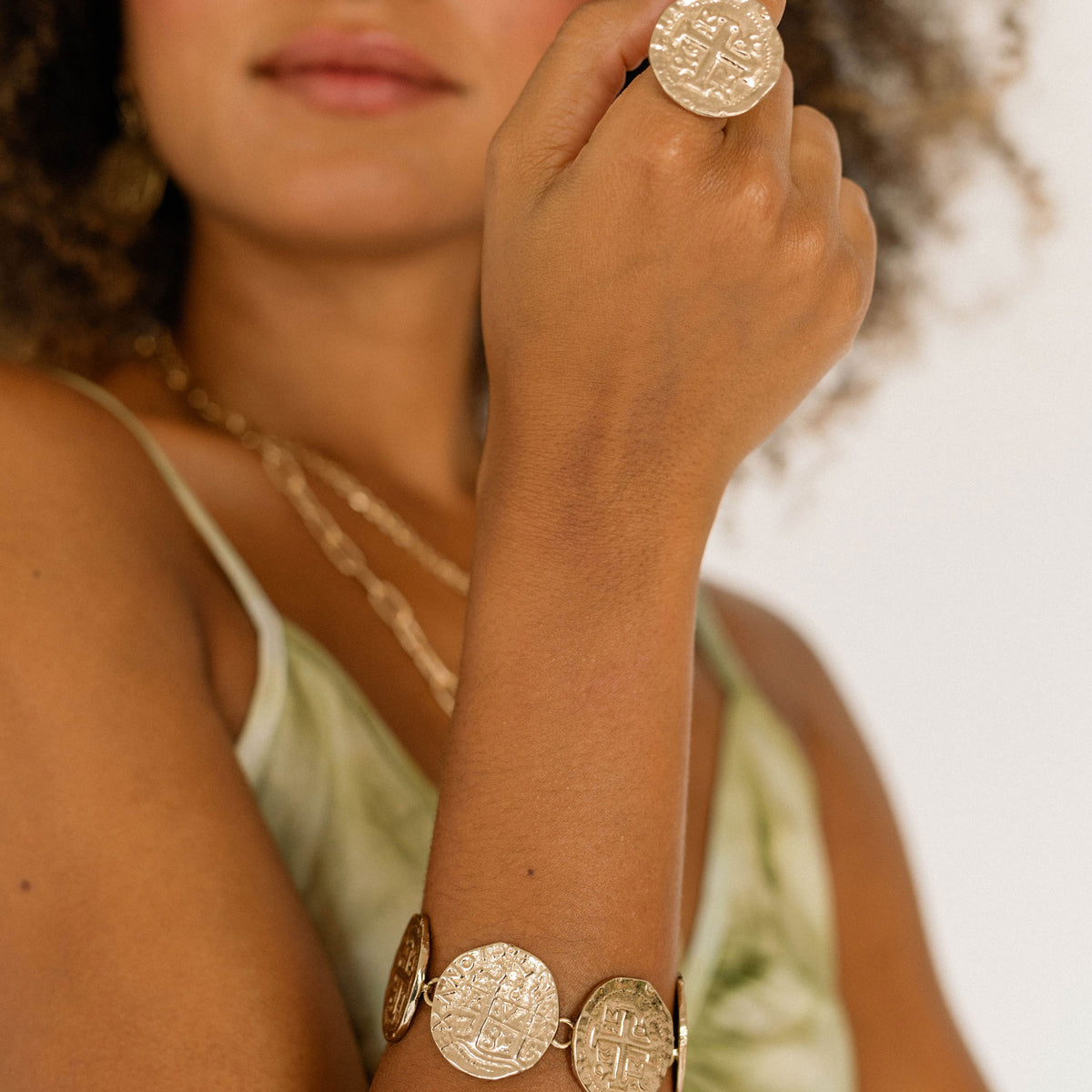 Alchemia Replica Treasure Coin Bracelet | Charles Albert Jewelry