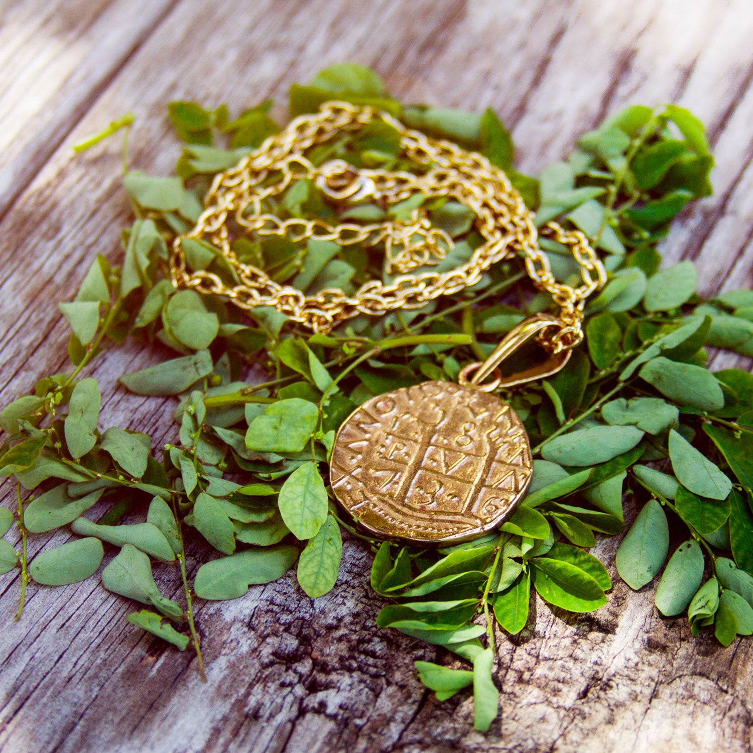 Alchemia Replica Treasure Coin Pendant | Charles Albert Jewelry