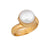 Alchemia Single Pearl Adjustable Ring | Charles Albert Jewelry