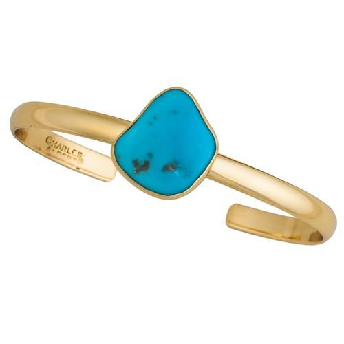 Alchemia Sleeping Beauty Turquoise Mini Cuff | Charles Albert Jewelry