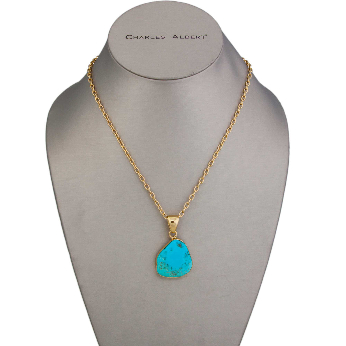 Alchemia Sleeping Beauty Turquoise Pendant | Charles Albert Jewelry