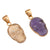 Alchemia Small Skull Pendants - Clear Quartz and Amethyst | Charles Albert Jewelry