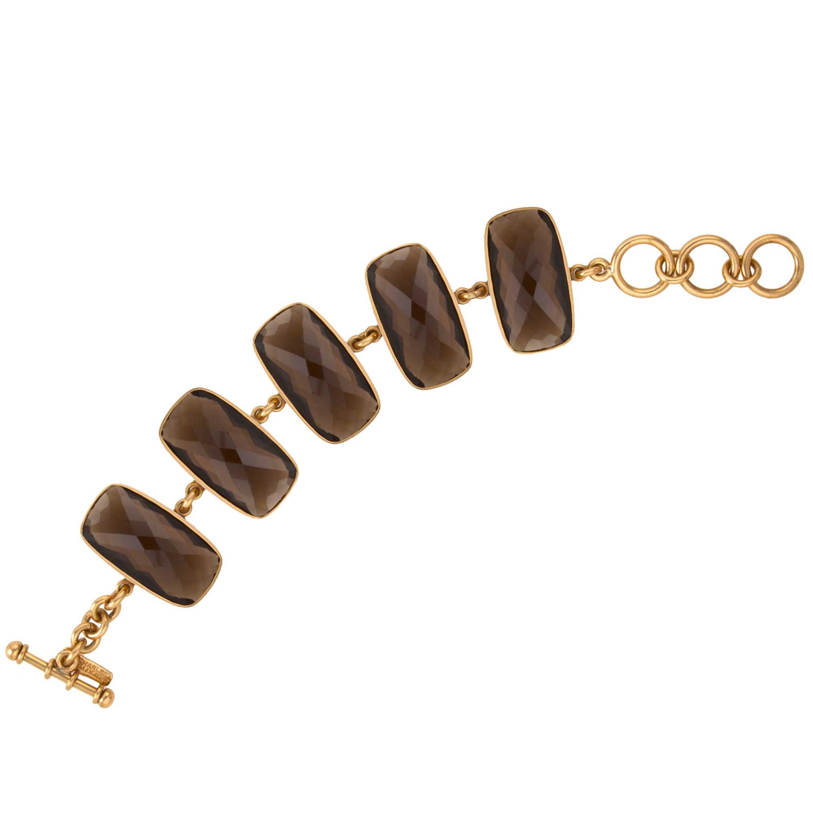 Alchemia Smokey Quartz Rectangle Bracelet | Charles Albert Jewelry