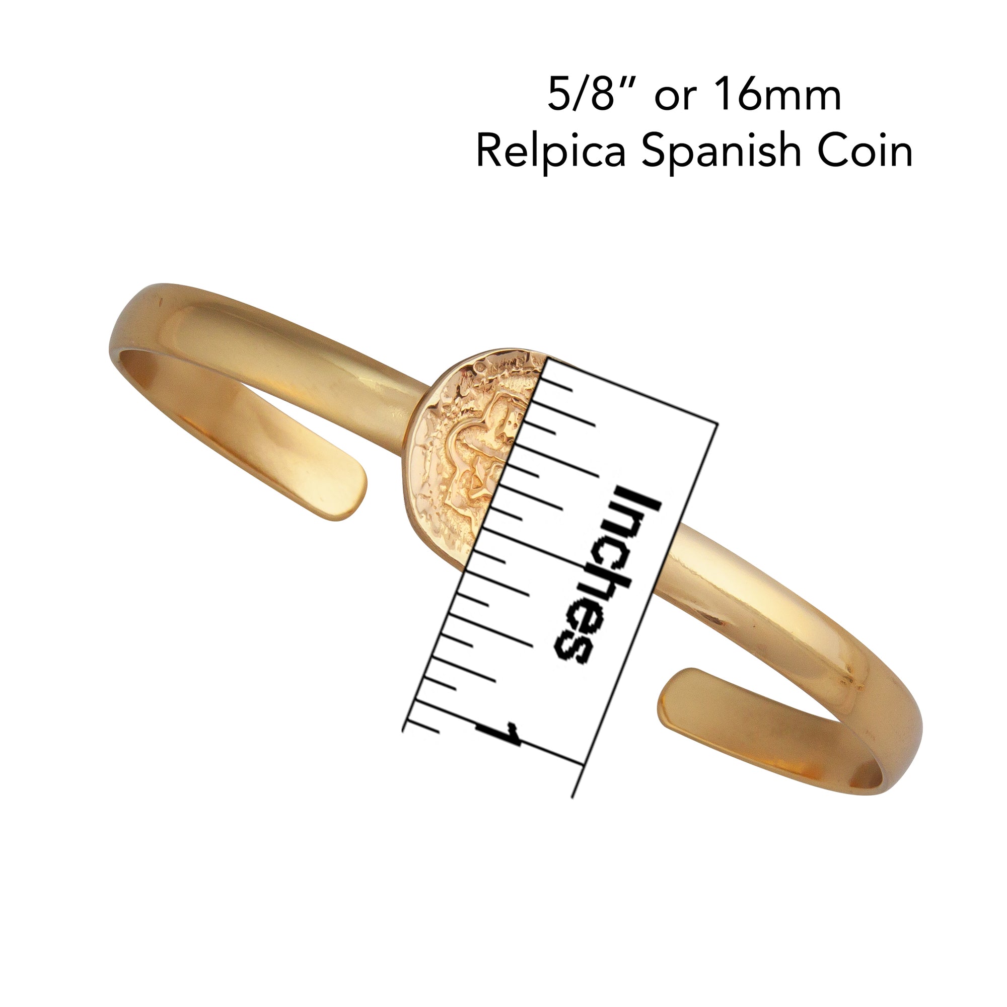 Alchemia Spanish Replica Coin Mini Cuff | Charles Albert Jewelry