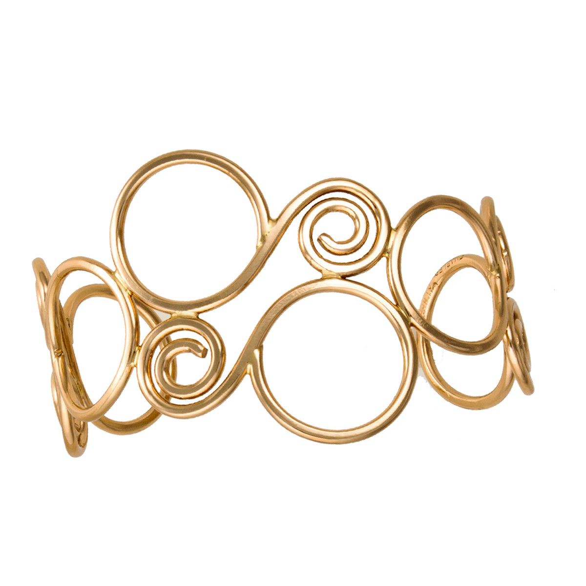 Alchemia Swirl Cuff | Charles Albert Jewelry