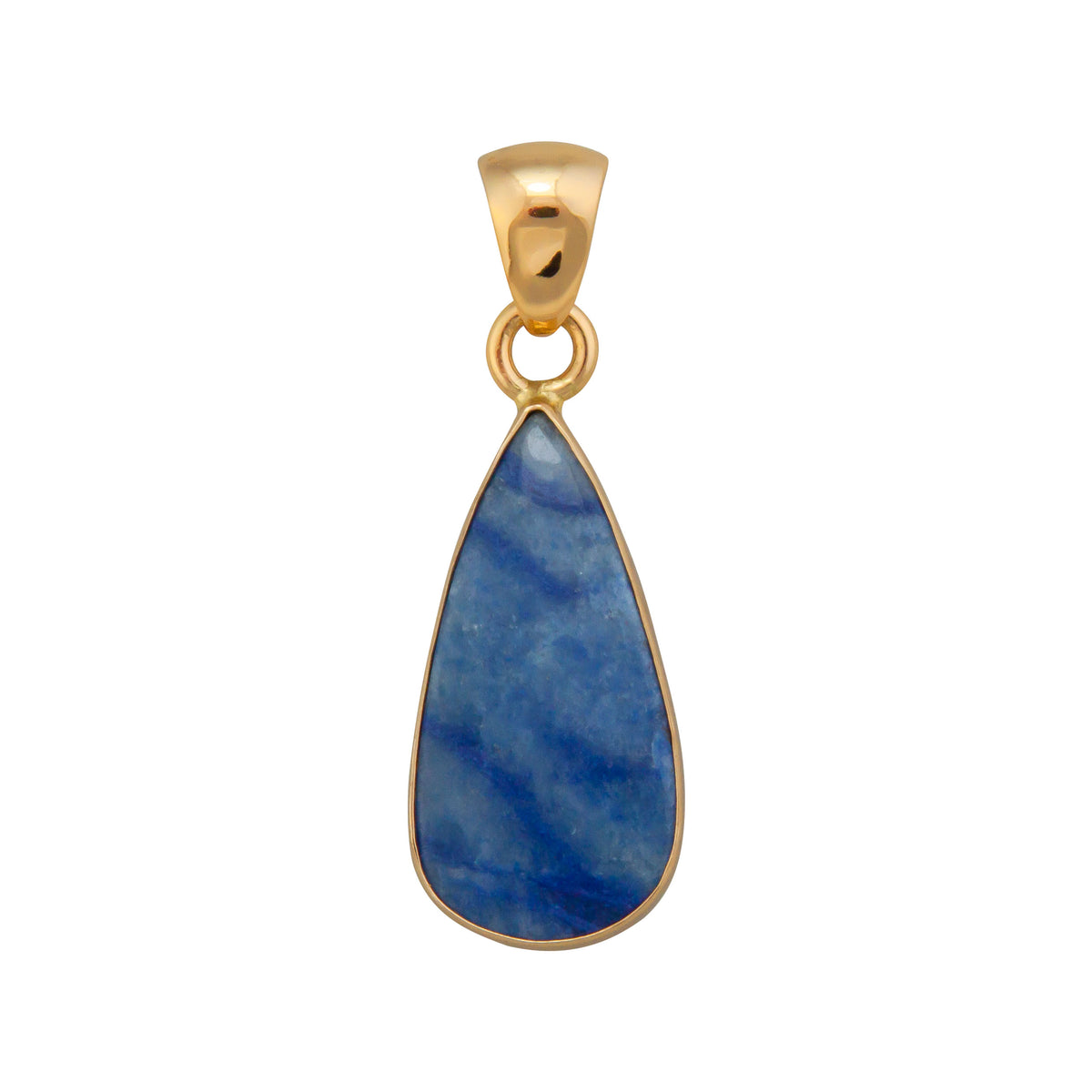 Alchemia Teardrop Blue Aventurine Pendant | Charles Albert Jewelry