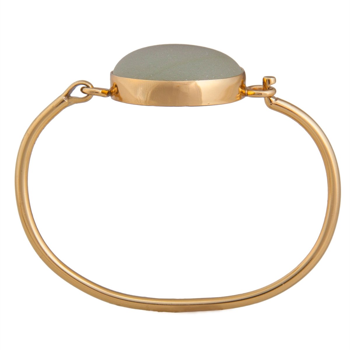 Alchemia White Recycled Glass Bangle | Charles Albert Jewelry