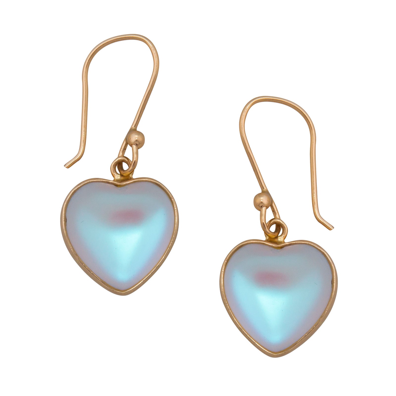 Heartfelt Alchemia Luminite Heart Earrings | Charles Albert Jewelry