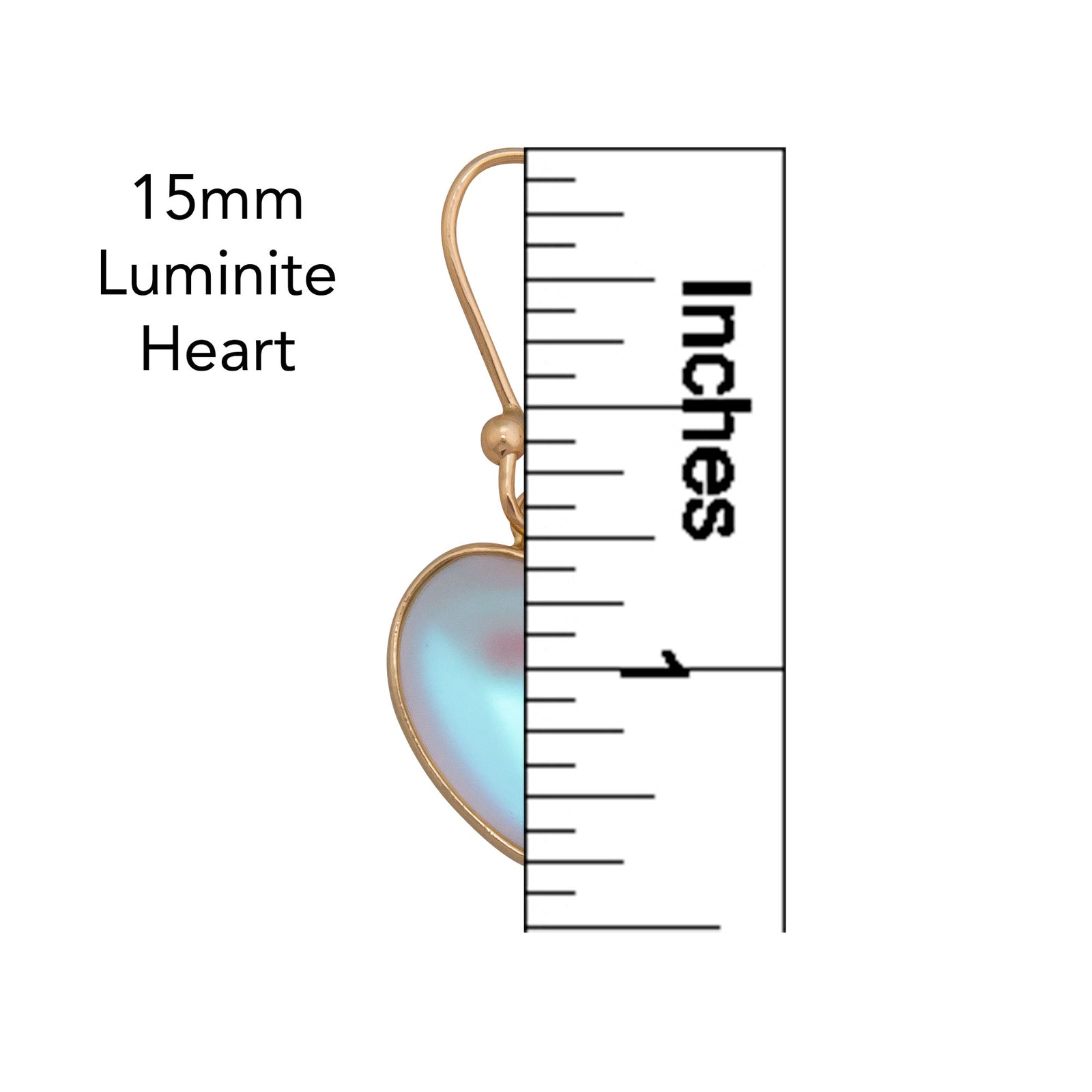 Heartfelt Alchemia Luminite Heart Earrings | Charles Albert Jewelry