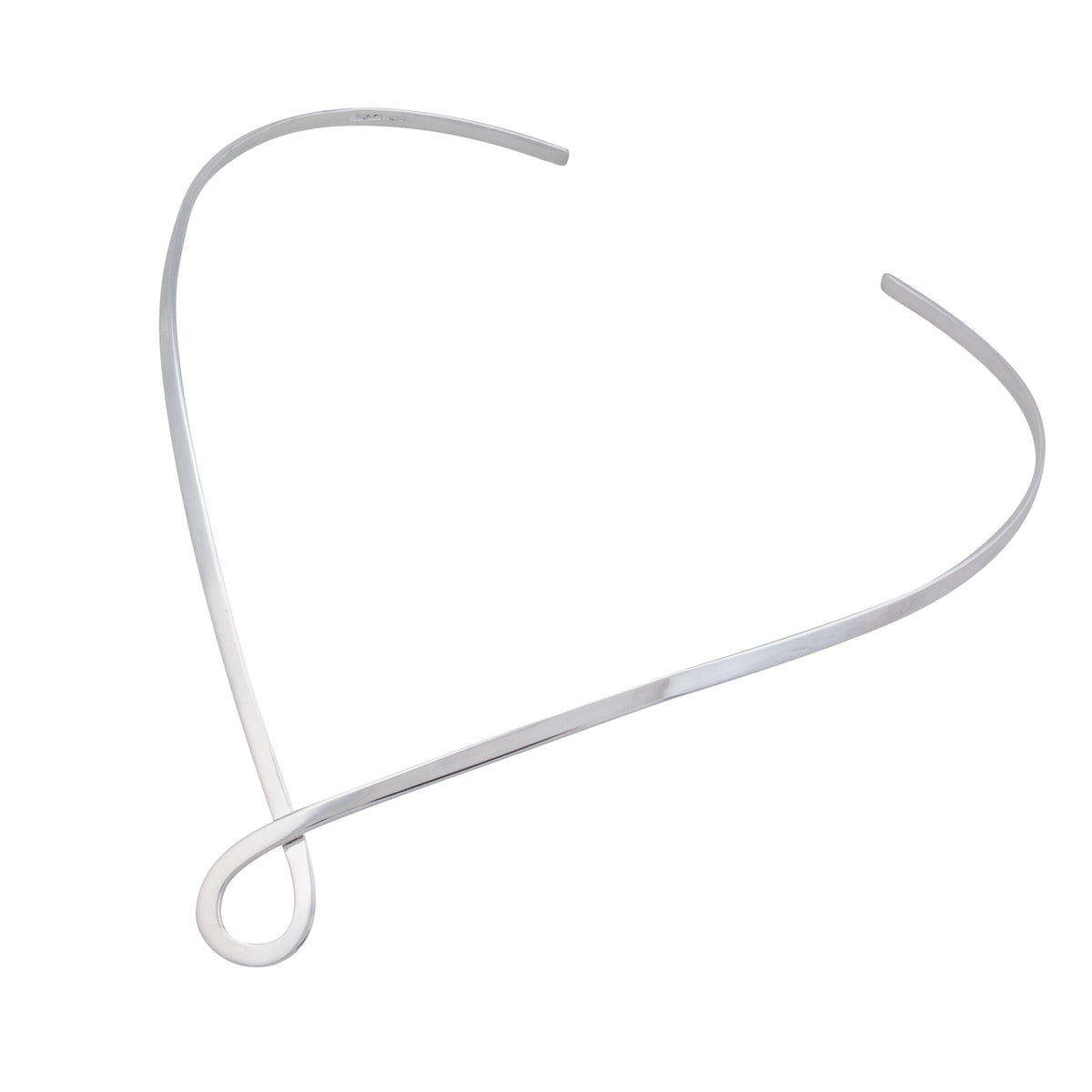 Silver Plated Twist Neckwire | Charles Albert Jewelry