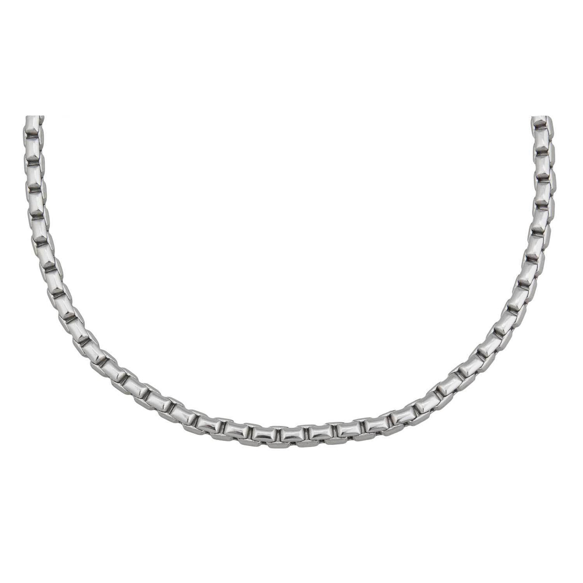 Silver Tone Base Metal Box Chain | Charles Albert Jewelry