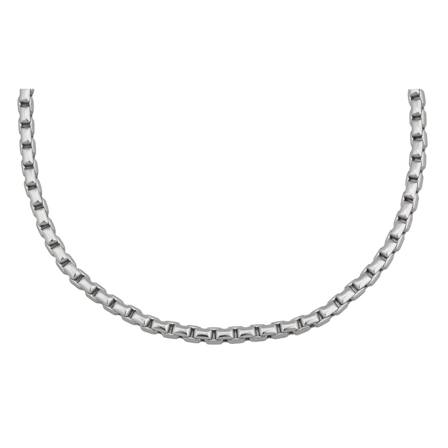 Silver Tone Base Metal Box Chain | Charles Albert Jewelry