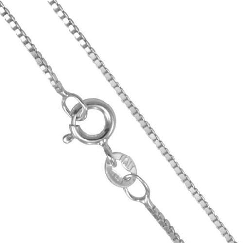 Sterling Silver 1mm Box Chain | Charles Albert Jewelry