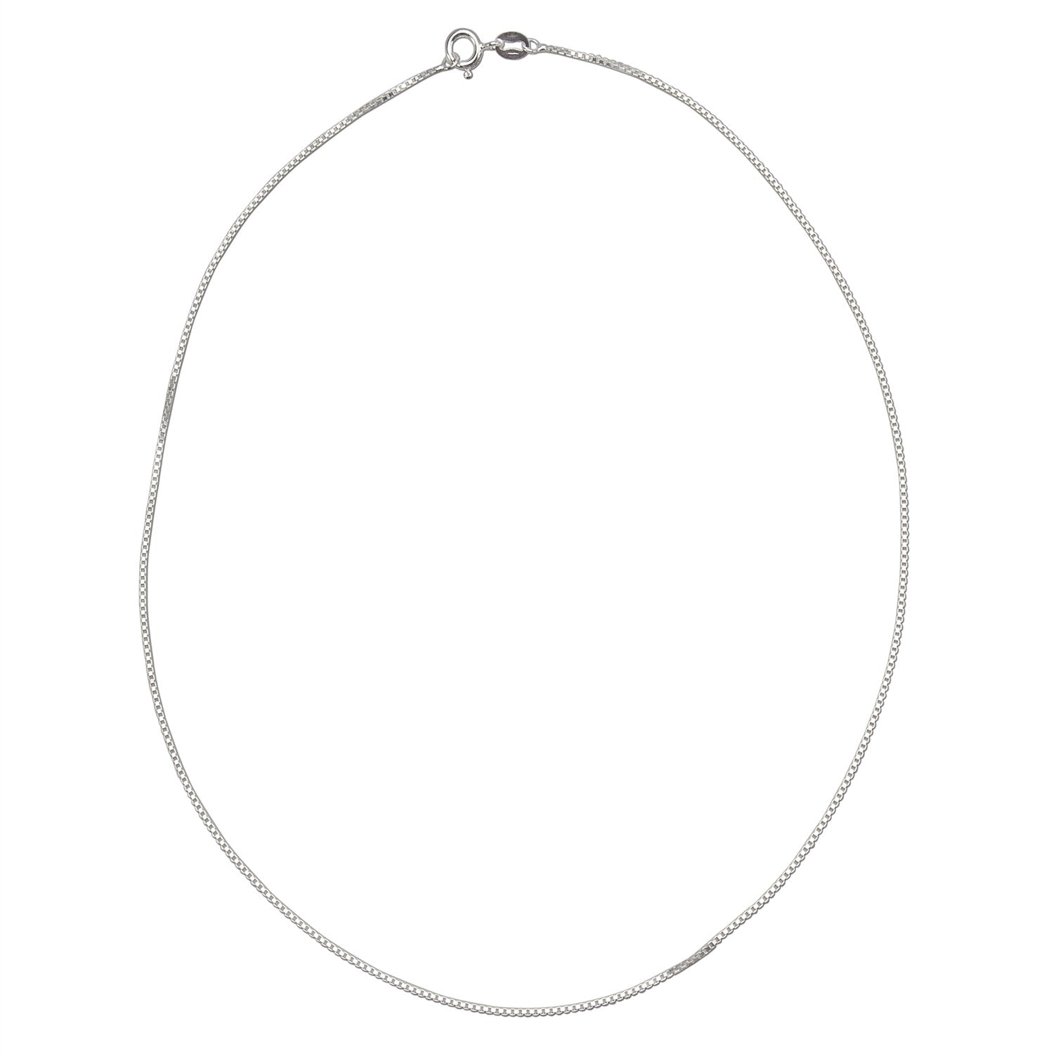 Sterling Silver 1mm Box Chain | Charles Albert Jewelry