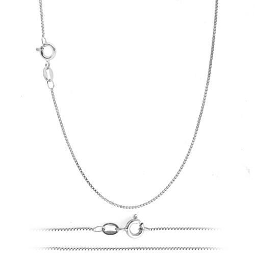 Sterling silver box chain 1mm store