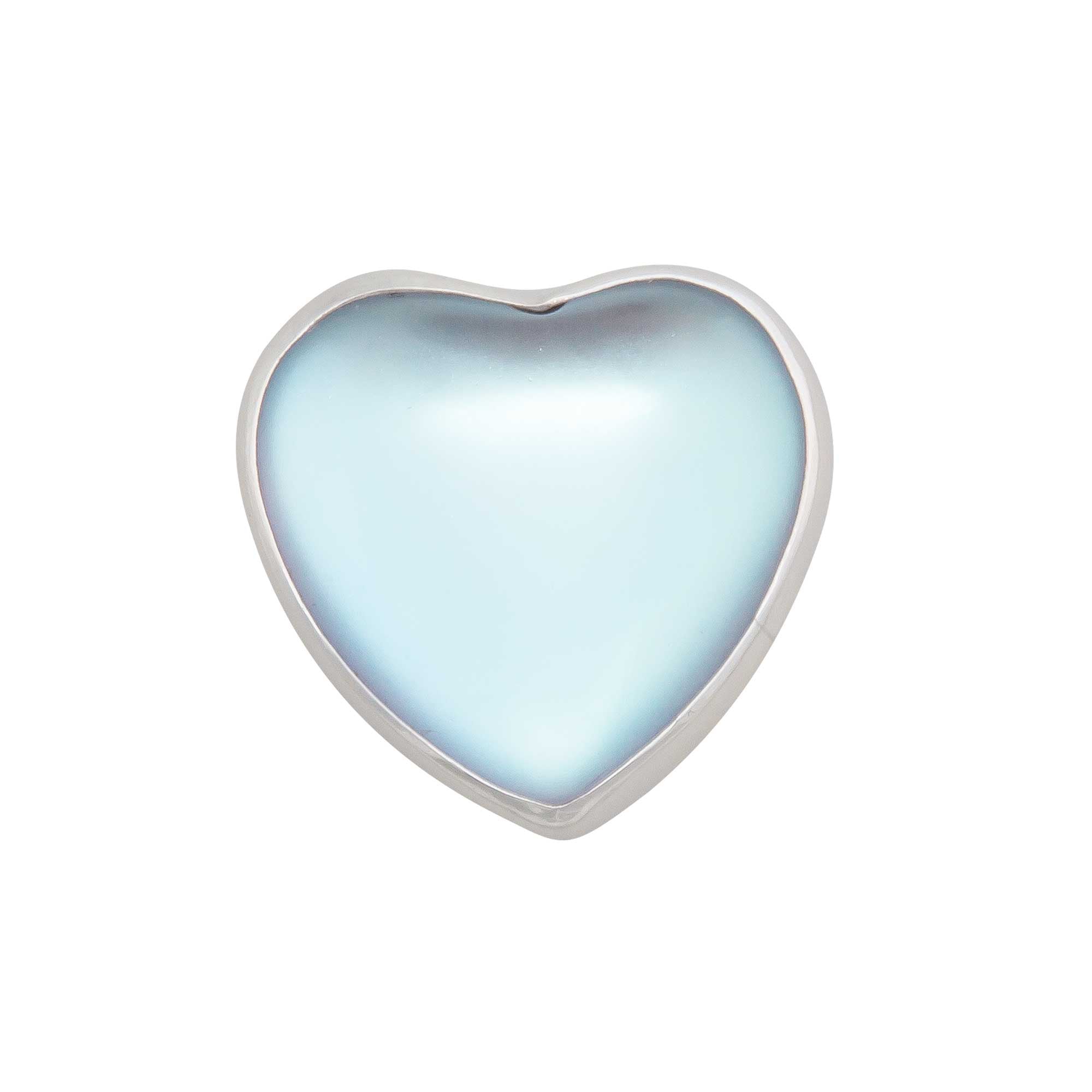 Sterling Silver Luminite Heart Adjustable Ring | Charles Albert Jewelry