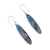 Sterling Silver Aztec Lapis Drop Earrings | Charles Albert Jewelry