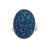 Sterling Silver Cobalt Druzy Adjustable Ring | Charles Albert Jewelry