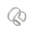 Sterling Silver Endless Mid-Finger Ring | Charles Albert Jewelry