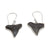 Sterling Silver Fossil Shark Teeth Drop Earrings | Charles Albert Jewelry