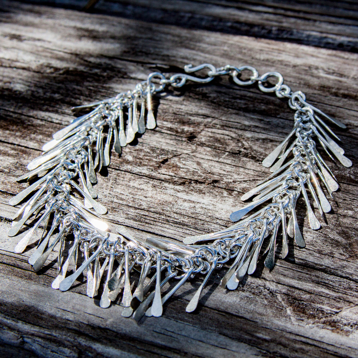 Sterling Silver Fringe Bracelet | Charles Albert Jewelry
