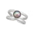 Sterling Silver Gray Pearl Cuff Ring | Charles Albert Jewelry