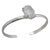 Sterling Silver Herkimer Diamond Mini Cuff | Charles Albert Jewelry