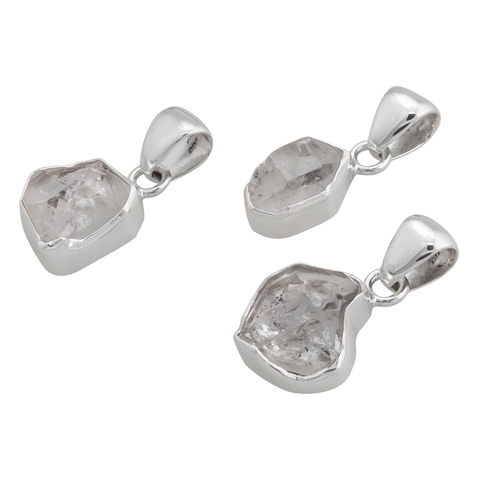 Sterling Silver Herkimer Diamond Pendant | Charles Albert Jewelry