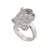 Sterling Silver Herkimer Prong Set Adjustable Ring | Charles Albert Jewelry