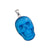 Sterling Silver Large Fiber Optic Skull Pendant | Charles Albert Jewelry