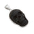 Sterling Silver Large Obsidian Skull Pendant | Charles Albert Jewelry