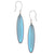 Sterling Silver Luminite Oblong Drop Earrings | Charles Albert Jewelry