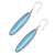 Sterling Silver Luminite Oblong Drop Earrings | Charles Albert Jewelry