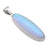 Sterling Silver Luminite Oblong Pendant | Charles Albert Jewelry