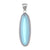 Sterling Silver Luminite Oblong Pendant | Charles Albert Jewelry