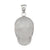 Sterling Silver Medium Clear Quartz Skull Pendant | Charles Albert Jewelry