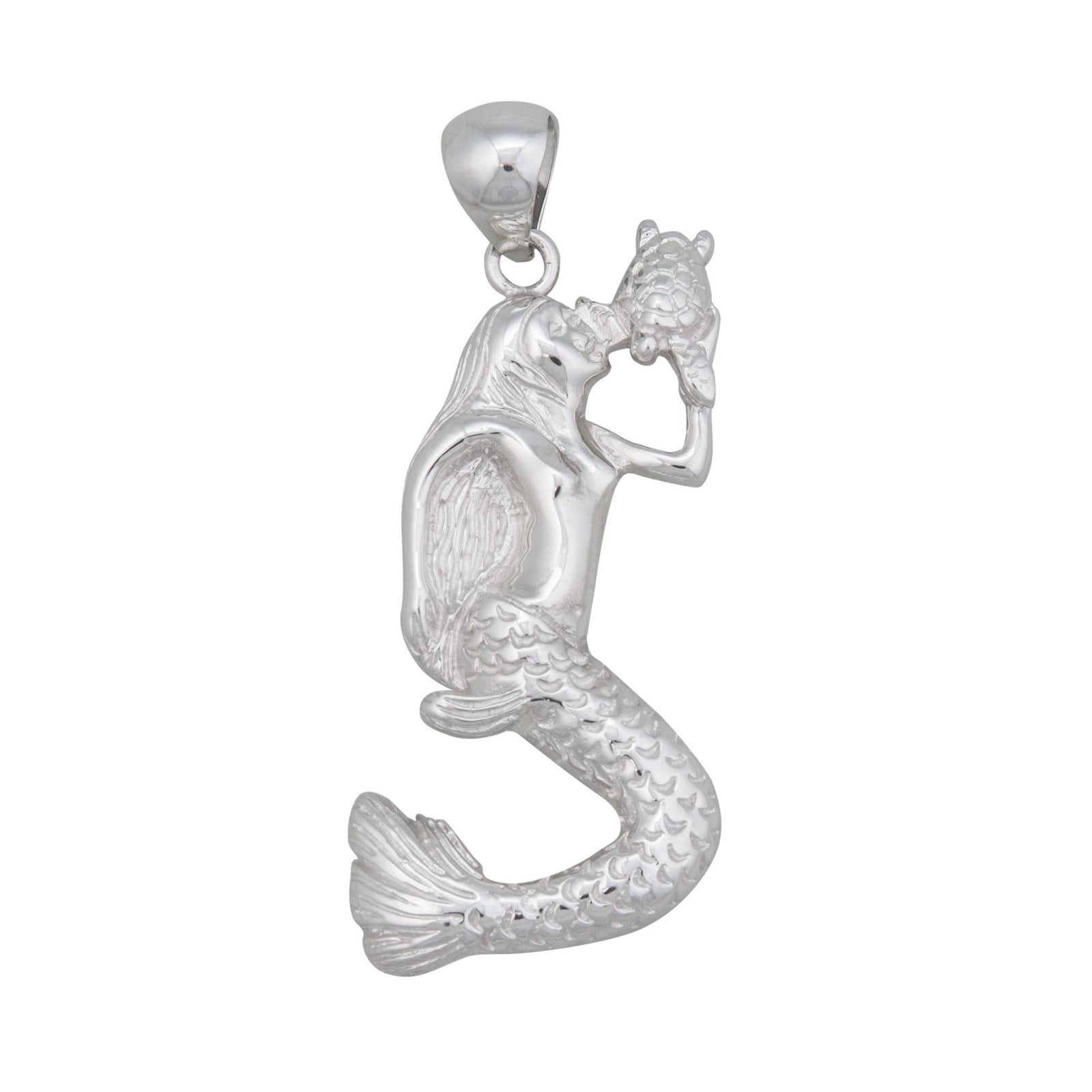 Sterling Silver Mermaid Pendant | Charles Albert Jewelry