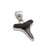 Sterling Silver Mini Shark Tooth Pendant | Charles Albert Jewelry